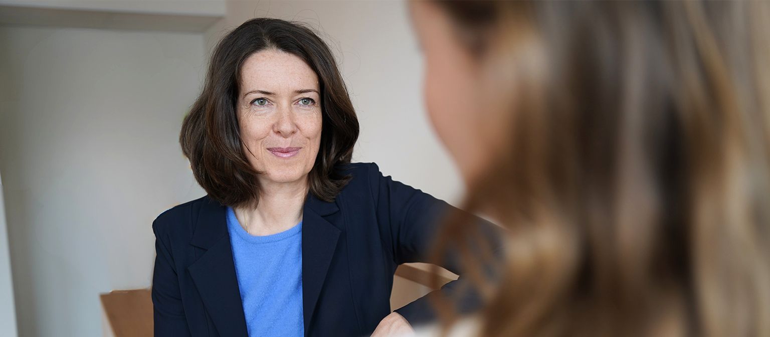 Meike Fabian tijekom intervjua